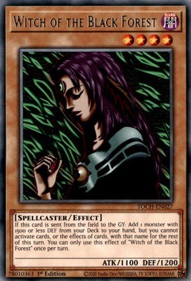 Witch of the Black Forest - TOCH-EN027 - Rare 1st Edition Toon Chaos 1st Edition Singles