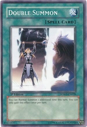 Double Summon - SDWS-EN028 - Common 1st Edition Structure Deck: Warriors&#39; Strike 1st Edition Singles