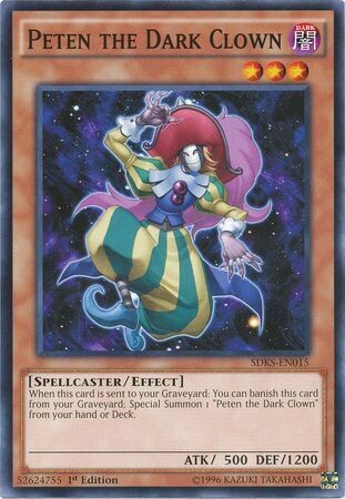 Peten the Dark Clown - SDKS-EN015 - Common 1st Edition Seto Kaiba 1st Edition Singles