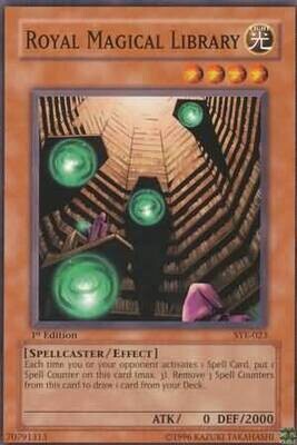 Royal Magical Library - SYE-023 - Common 1st Edition
Starter Deck: Yugi Evolution [SYE] 1st Edition Singles