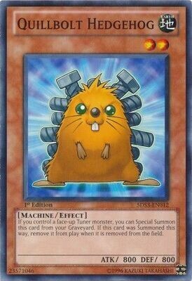 Quillbolt Hedgehog - 5DS3-EN012 - Common 1st Edition Starter Deck: Duelist Toolbox 1st Edition Singles