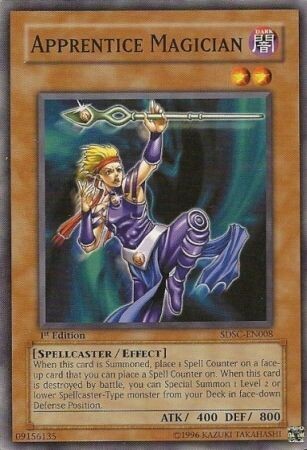 Apprentice Magician - SDSC-EN008 - Common 1st Edition Structure Deck: Spellcaster&#39;s Command 1st Edition Singles