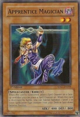Apprentice Magician - SDSC-EN008 - Common 1st Edition Structure Deck: Spellcaster&#39;s Command 1st Edition Singles