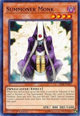 Summoner Monk - SR08-EN017 - Common 1st Edition Structure Deck: Order of the Spellcasters Singles