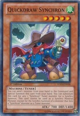 Quickdraw Synchron - 5DS3-EN018 - Common 1st Edition Starter Deck: Duelist Toolbox 1st Edition Singles