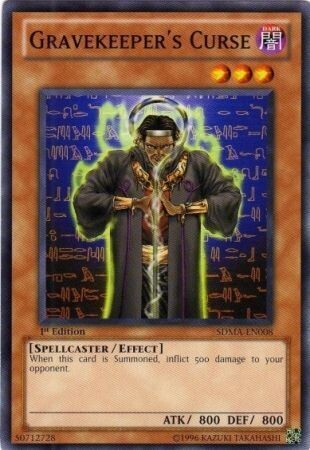 Gravekeeper&#39;s Curse - SDMA-EN008 - Common 1st Edition Structure Deck: Marik 1st Edition Singles