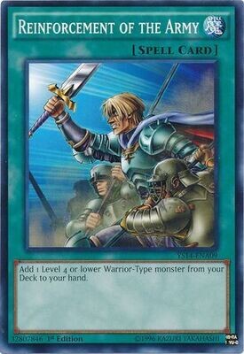 Reinforcement of the Army - YS14-ENA09 - Common 1st Edition Starter Deck: Super Starter: Space-Time Showdown [YS14] *Espanol*