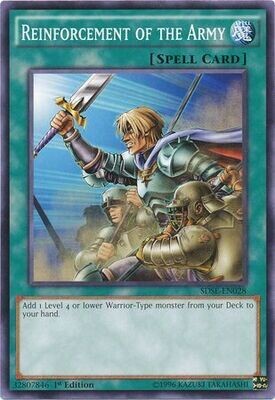 Reinforcement of the Army - SDSE-EN028 - Common 1st Edition
Structure Deck: Synchron Extreme 1st Edition Singles