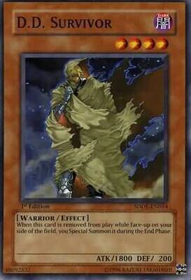 D.D. Survivor - SDDE-EN014 - Common 1st Edition Structure Deck: Dark Emperor [SDDE] 1st Edition Singles