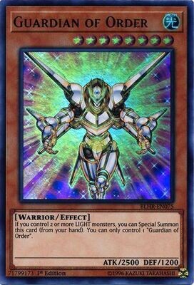 Guardian of Order - BLHR-EN075 - Ultra Rare 1st Edition Battles of Legend: Hero&#39;s Revenge Singles