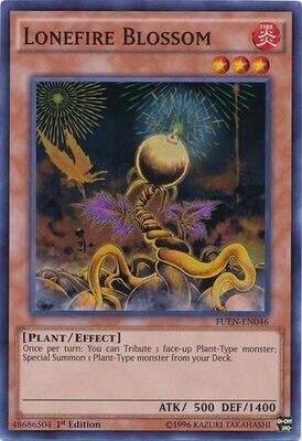 Lonefire Blossom - FUEN-EN046 - Super Rare 1st Edition Fusion Enforcers 1st Edition Singles (español)