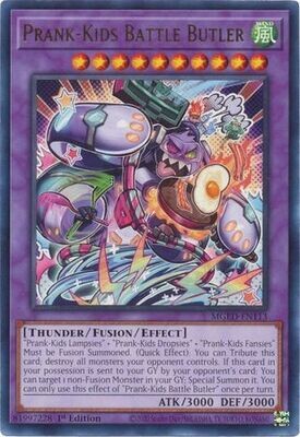 Prank-Kids Battle Butler - MGED-EN113 - Rare 1st Edition Maximum Gold El Dorado 1st Edition Singles