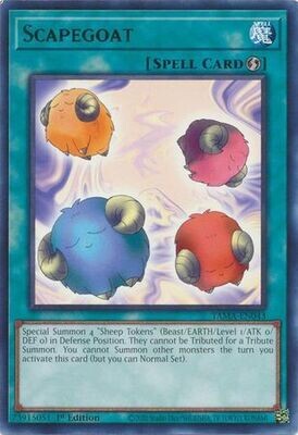 GA Scapegoat - TAMA-EN043 - Rare 1st Edition
Tactical Masters 1st Edition Singles