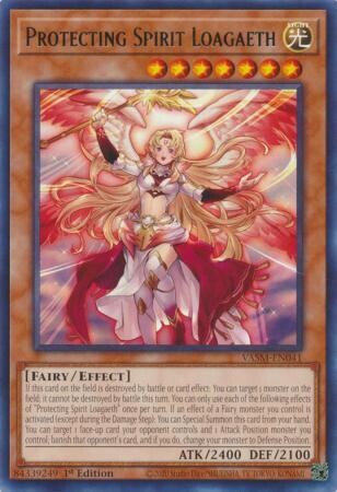 Protecting Spirit Loagaeth - VASM-EN041 - Rare 1st Edition Valiant Smashers 1st Edition Singles