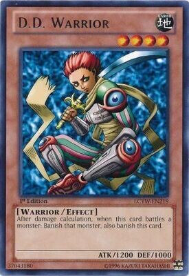 D.D. Warrior - LCYW-EN218 - Rare 1st Edition Legendary Collection 3: Yugi&#39;s World 1st Edition Singles