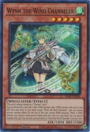 Wynn the Wind Channeler - RA01-EN018 - Super Rare
25th Anniversary Rarity Collection Singles