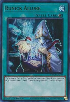 Runick Allure - MP23-EN240 - Ultra Rare 1st Edition Mega Tin 2023 Dueling Heroes Singles