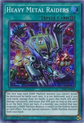 Heavy Metal Raiders - LED2-EN016 - Super Rare 1st Edition
Legendary Duelists: Ancient Millennium Singles