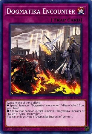 Dogmatika Encounter - ROTD-EN071 - Common 1st Edition Rise of the Duelist [ROTD] 1st Edition Singles (espanol)