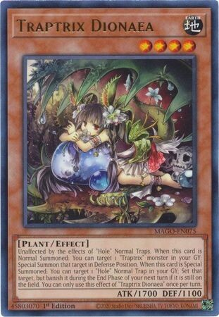Traptrix Dionaea - MAGO-EN075 - Rare 1st Edition Maximum Gold 1st Edition Singles