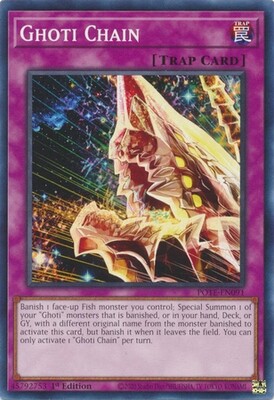 Ghoti Chain - POTE-EN091 - Common 1st Edition Power of the Elements 1st Edition Singles