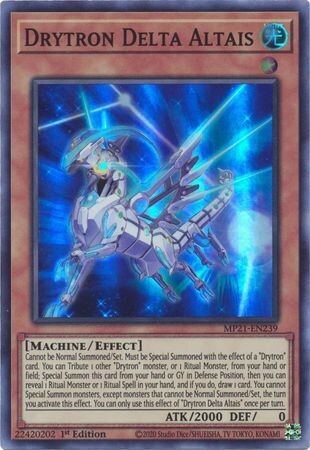 Drytron Delta Altais - MP21-EN239 - Super Rare 1st Edition 2021 Mega-Tin: Ancient Battles 1st Edition Singles