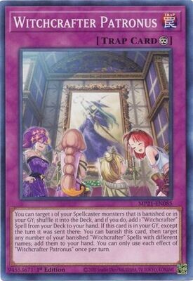 Witchcrafter Patronus - MP21-EN085 - Common 1st Edition
2021 Mega-Tin: Ancient Battles 1st Edition Singles