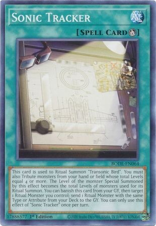 Sonic Tracker - BODE-EN064 - Common 1st Edition Burst of Destiny 1st Edition Singles