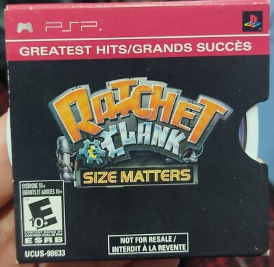 BA Ratchet Clank Size Matters PSP Greatest Hits