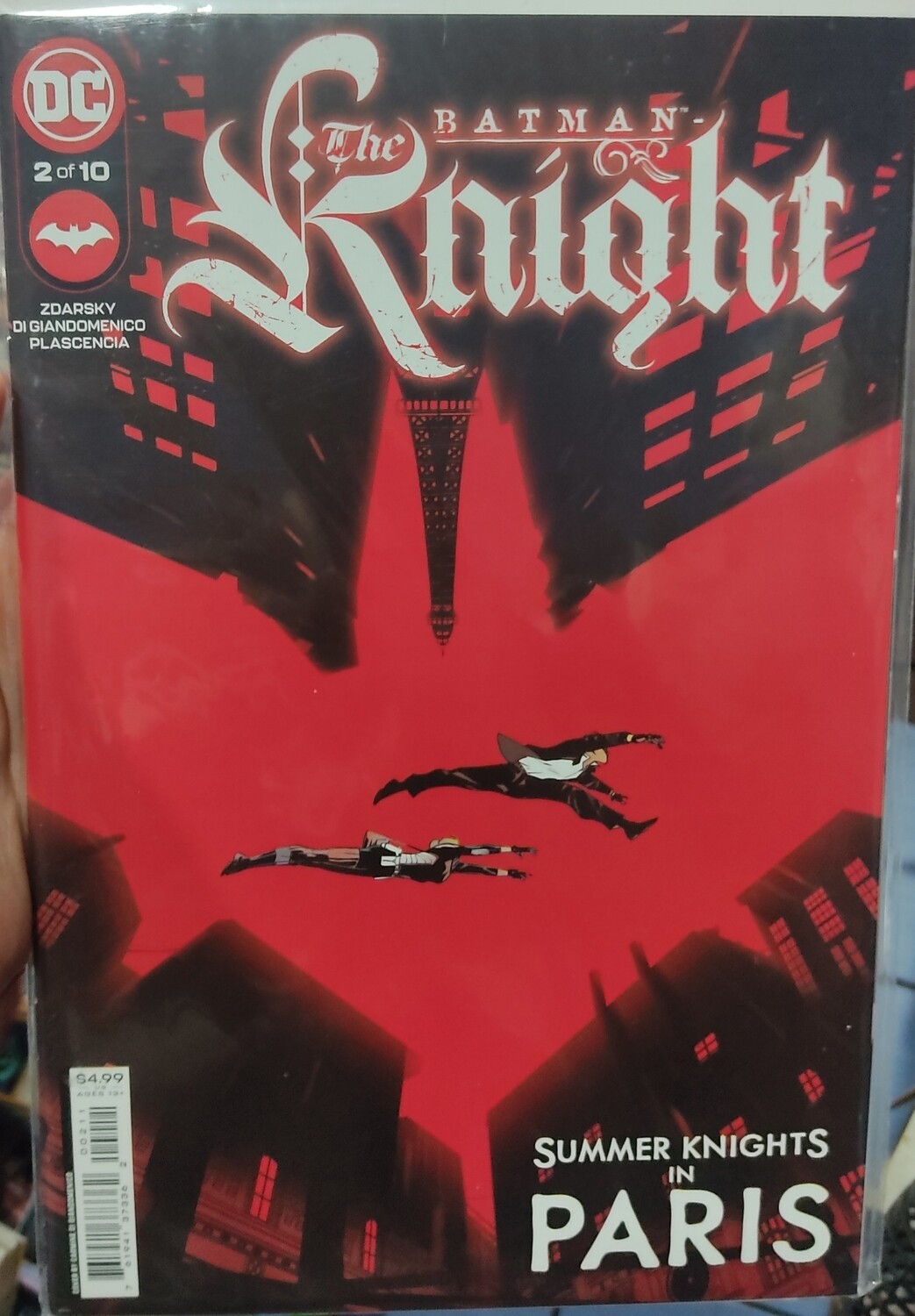 Batman The Knight Issue 2 DC Comics Ingles Summer Knights in Paris
