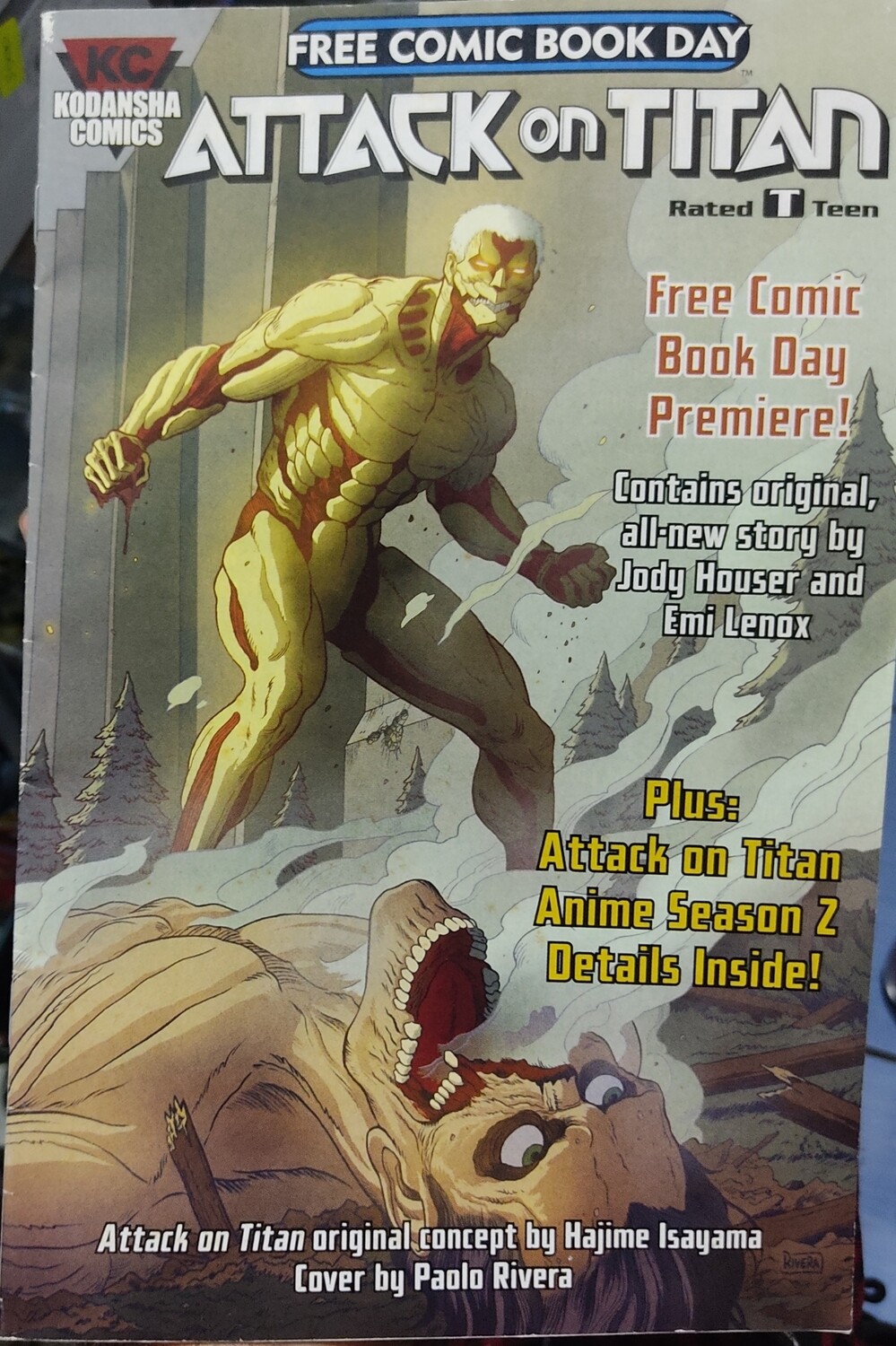 Attack on Titan Issue Free Comic Book Day