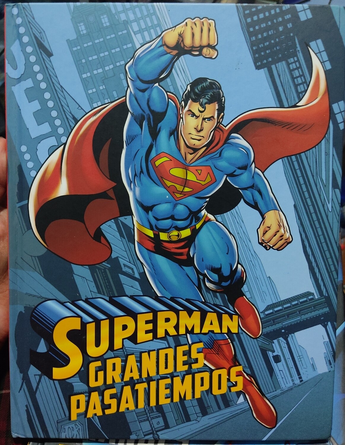Superman Grandes Pasatiempos Tapa Dura Libro Espanol