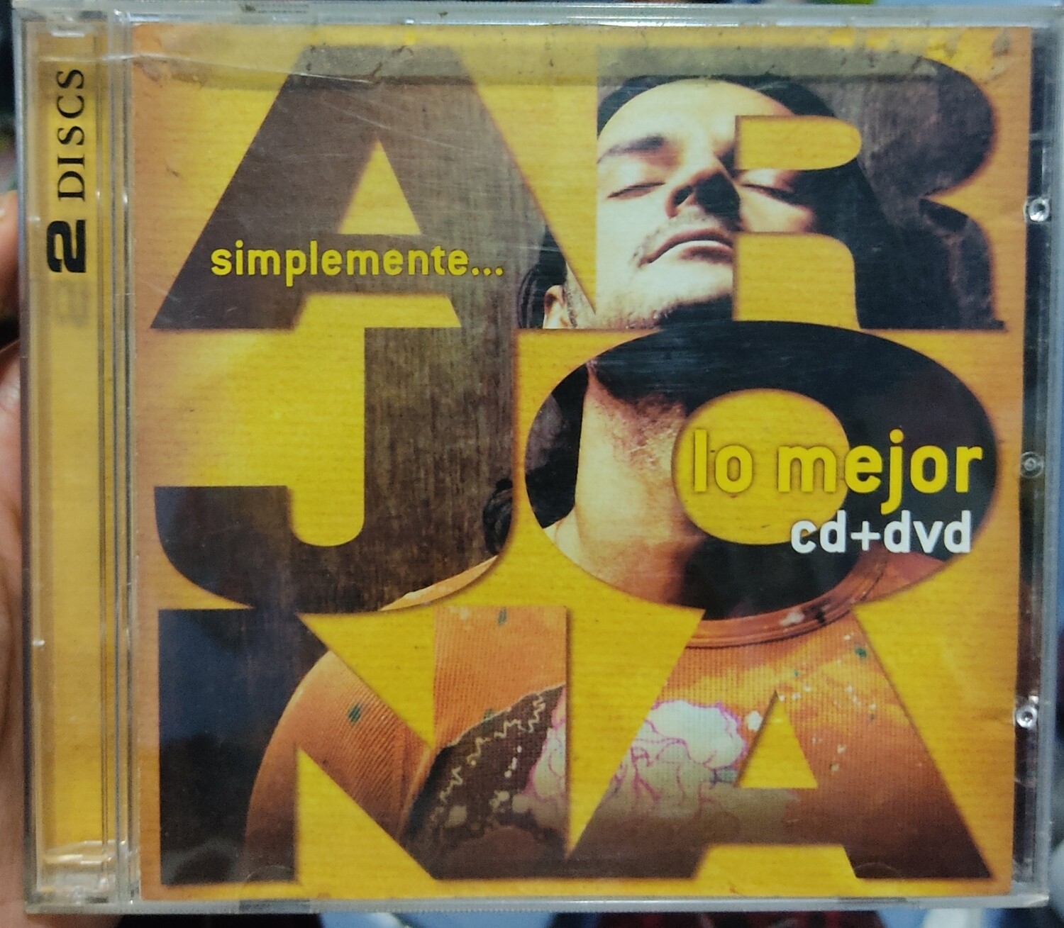 BA1 Ricardo Arjona Simplemente lo Mejor CD DVD Usado Completo