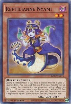Reptilianne Nyami - BODE-EN019 - Common 1st Edition Burst of Destiny 1st Edition Singles (espanol)