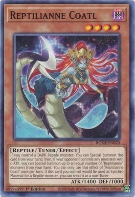 Reptilianne Coatl - BODE-EN020 - Common 1st Edition Burst of Destiny 1st Edition Singles (espanol)