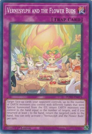 Vernusylph and the Flower Buds - POTE-EN075 - Common 1st Edition
Power of the Elements 1st Edition Singles