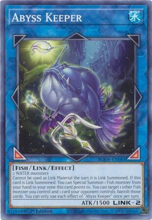 Abyss Keeper - BODE-EN083 - Common 1st Edition Burst of Destiny 1st Edition Singles