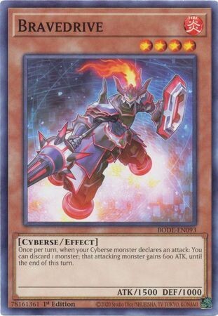 Bravedrive - BODE-EN093 - Common 1st Edition Burst of Destiny 1st Edition Singles