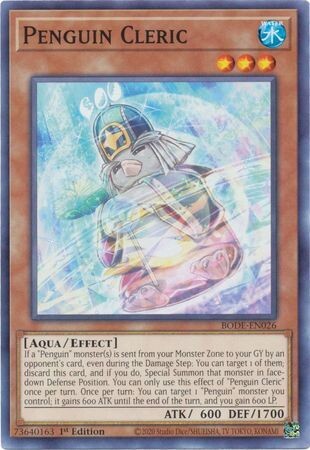 BAF1 Penguin Cleric - BODE-EN026 - Common 1st Edition Burst of Destiny 1st Edition Singles
