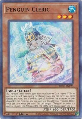 Penguin Cleric - BODE-EN026 - Common 1st Edition
Burst of Destiny 1st Edition Singles