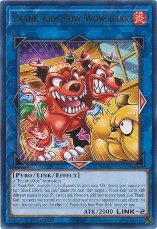 Prank-Kids Bow-Wow-Bark - MGED-EN115 - Rare 1st Edition Maximum Gold El Dorado 1st Edition Singles *Espanol*