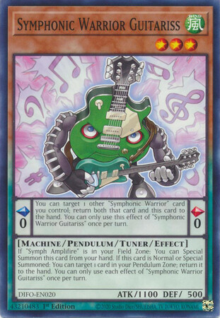 Symphonic Warrior Guitariss - DIFO-EN020 - Common 1st Edition
Dimension Force 1st Edition Singles