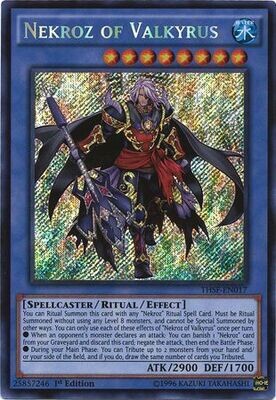 Nekroz of Valkyrus - THSF-EN017 - Secret Rare 1st Edition
The Secret Forces (THSF) 1st Edition Singles
