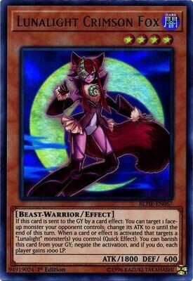 SH Lunalight Crimson Fox - BLHR-EN067 - Ultra Rare 1st Edition
Battles of Legend: Hero&#39;s Revenge Singles