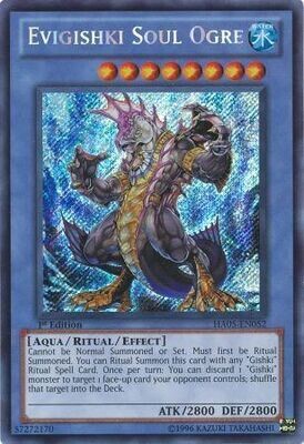 Evigishki Soul Ogre - HA05-EN052 - Secret Rare 1st Edition
Hidden Arsenal 5 1st Edition Singles