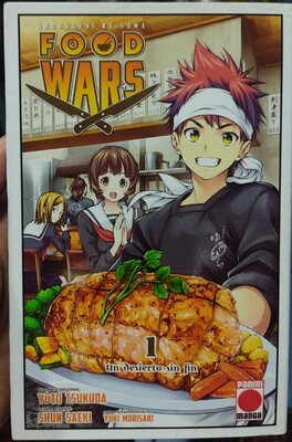 Shokugeki no Soma Manga Volumen 1 Espanol Panini