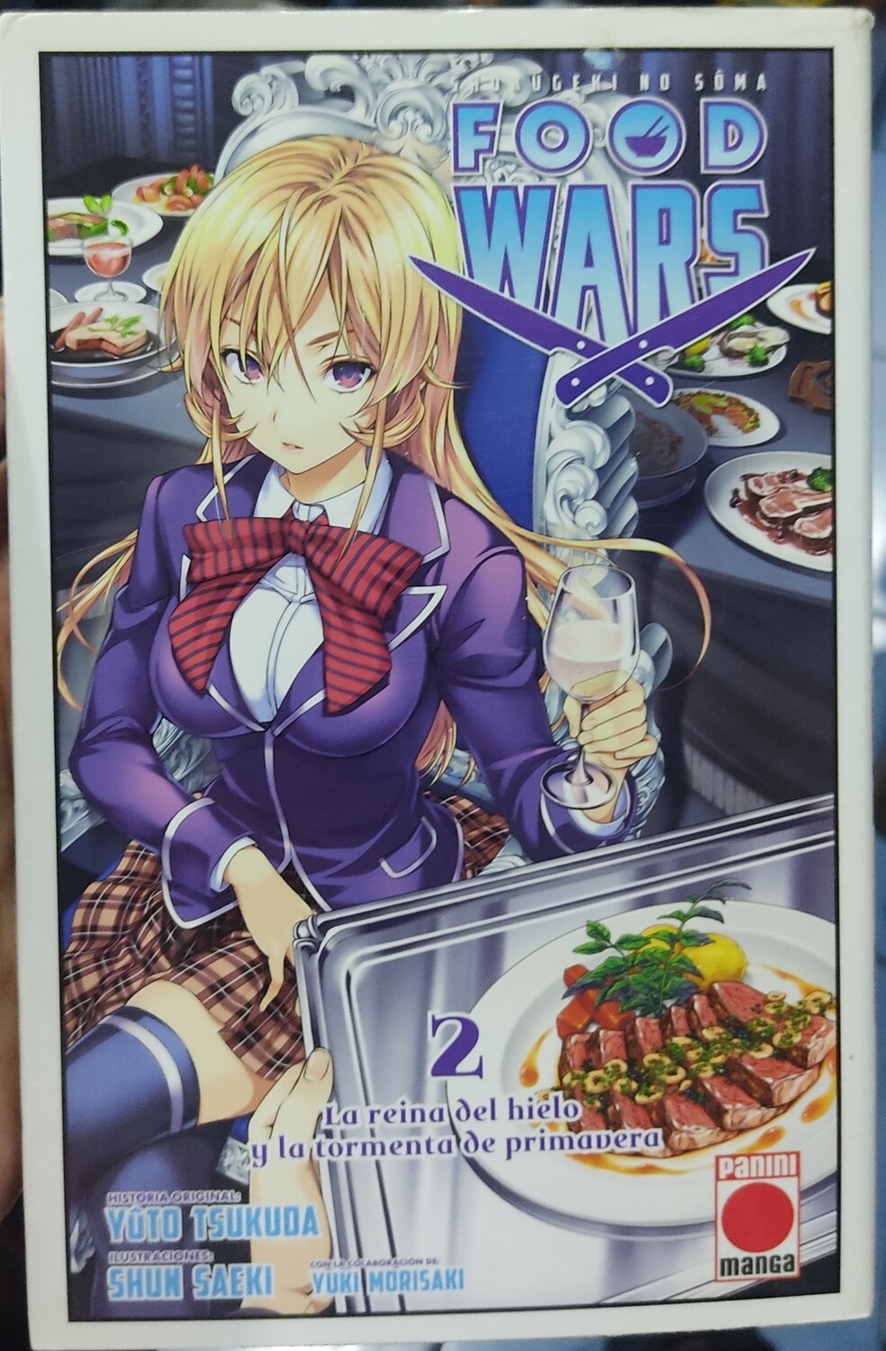 Shokugeki no Soma Manga Volumen 2 Espanol Panini