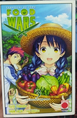 Shokugeki no Soma Manga Volumen 3 Espanol Panini