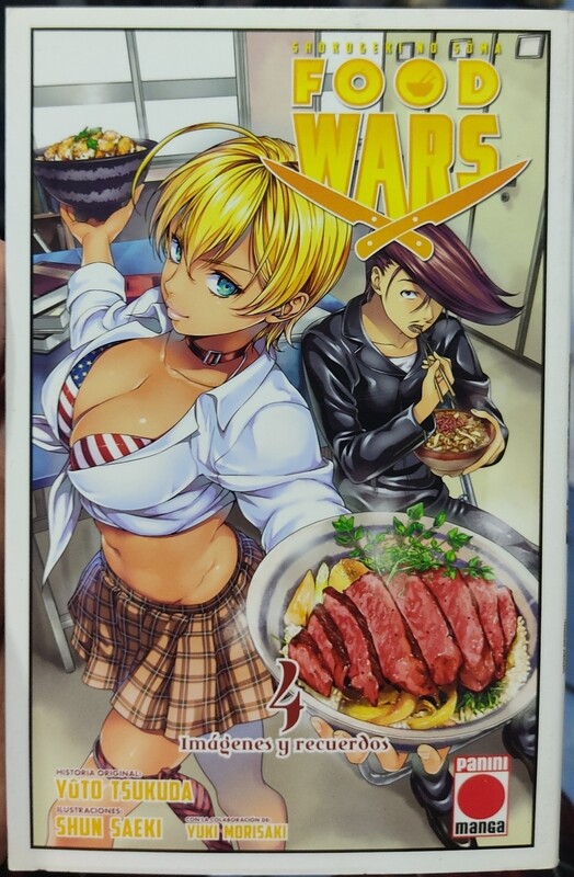 Shokugeki no Soma Manga Volumen 4 Espanol Panini