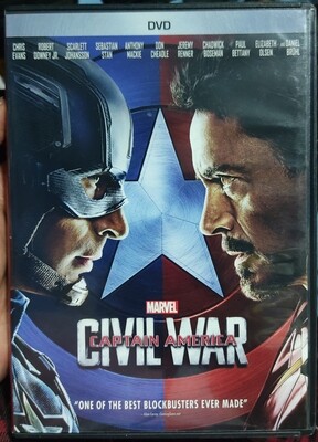 Civil War Captain America DVD Usado Completo